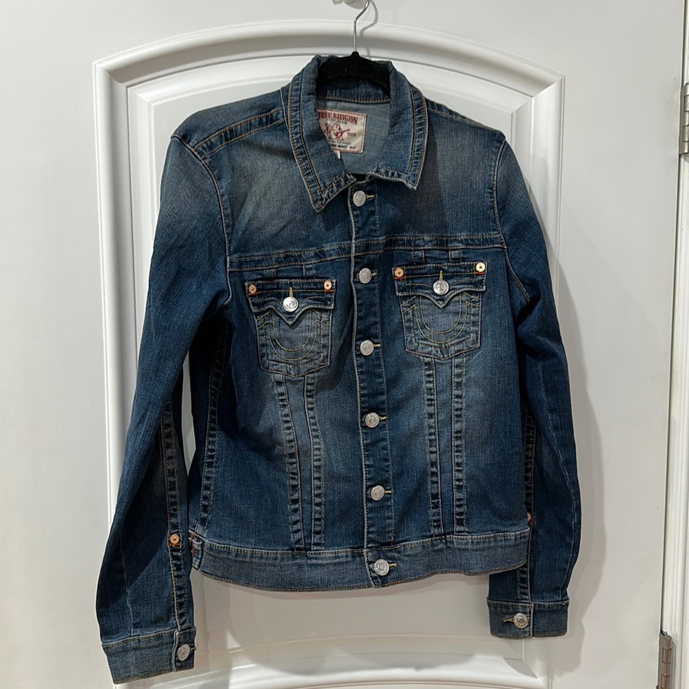 100% authentic True Religion jeans jacket size XL